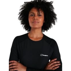 Berghaus Women's 24/7 Long Sleeve Crew Base Layer Black -Outdoor Clothing Store 4 a001069bp6 e1