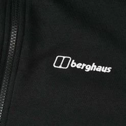 Berghaus Men's Logo Fleece Jacket Black -Outdoor Clothing Store 4 a001192bp6 z1