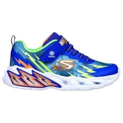 Skechers Kids' Light Storm 2.0 Junior Runners Blue / Lime