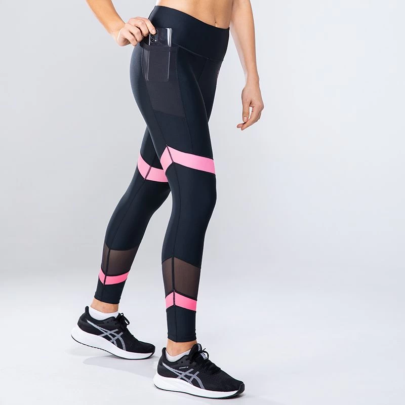 Women's Savannah 7/8 Leggings Black / Pink 1 Women's Savannah 7/8 Leggings Black / Pink