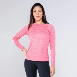 Women's Madison Long Sleeve T-Shirt Pink