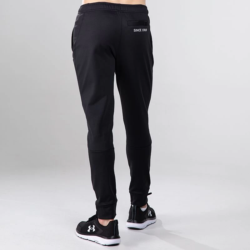 Men's Zack Fleece Skinny Tracksuit Bottoms Black 2 Men's Zack Fleece Skinny Tracksuit Bottoms Black - Image 2