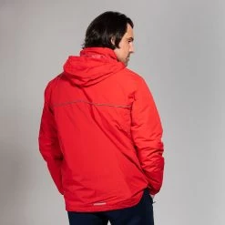 Men's Sloan Fleece Lined Full Zip Jacket Red -Outdoor Clothing Store 4t5a0993