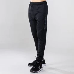 Men's Cody Hybrid Skinny Tracksuit Bottoms Black / Red / Grey