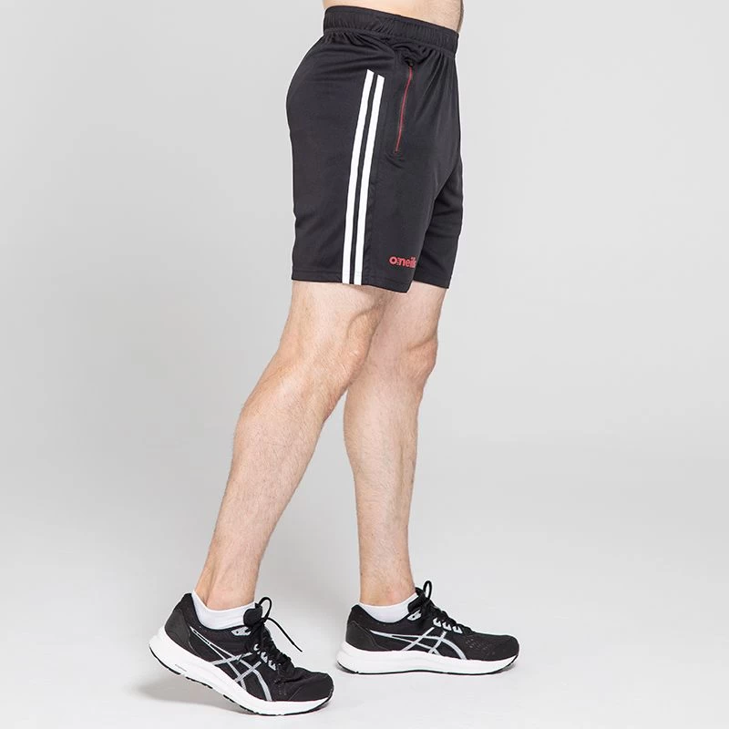 Men's Dolmen Training Shorts Black / Red / White 1 Men's Dolmen Training Shorts Black / Red / White