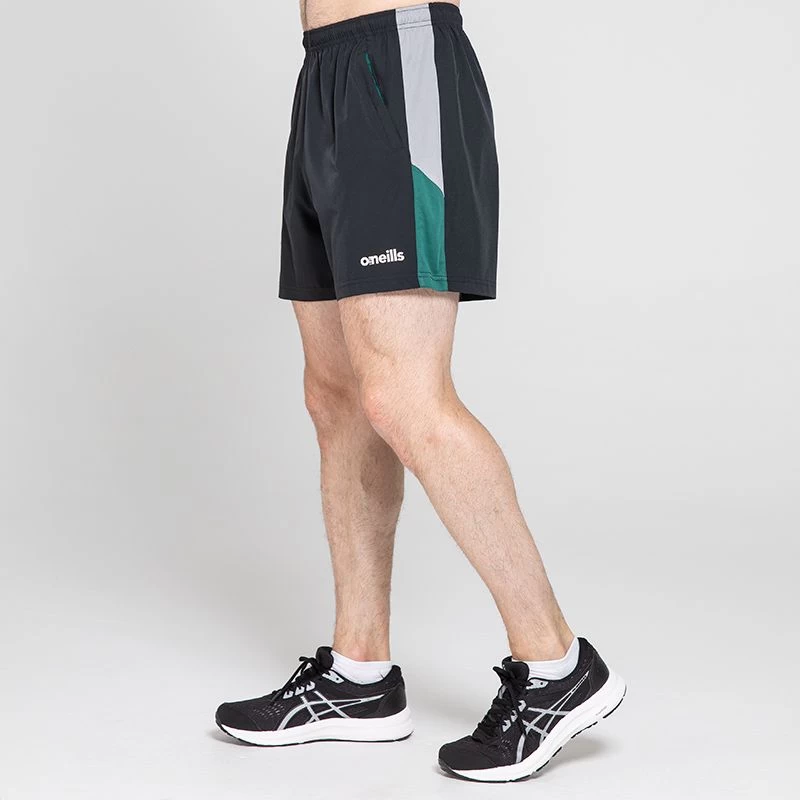 Men's Zack Woven Shorts Black / Grey / Green 1 Men's Zack Woven Shorts Black / Grey / Green