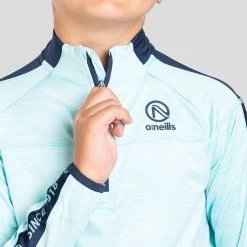 Kids' Defender Brushed Half Zip Top Green / Marine / Green -Outdoor Clothing Store 4t5a4327 1