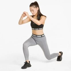 Puma Women's Strong High Waisted Training Leggings Griffin Heather -Outdoor Clothing Store 521601 07 mod03 1