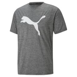 Puma Men's Favourite Heather Cat Training T-Shirt Black Heather