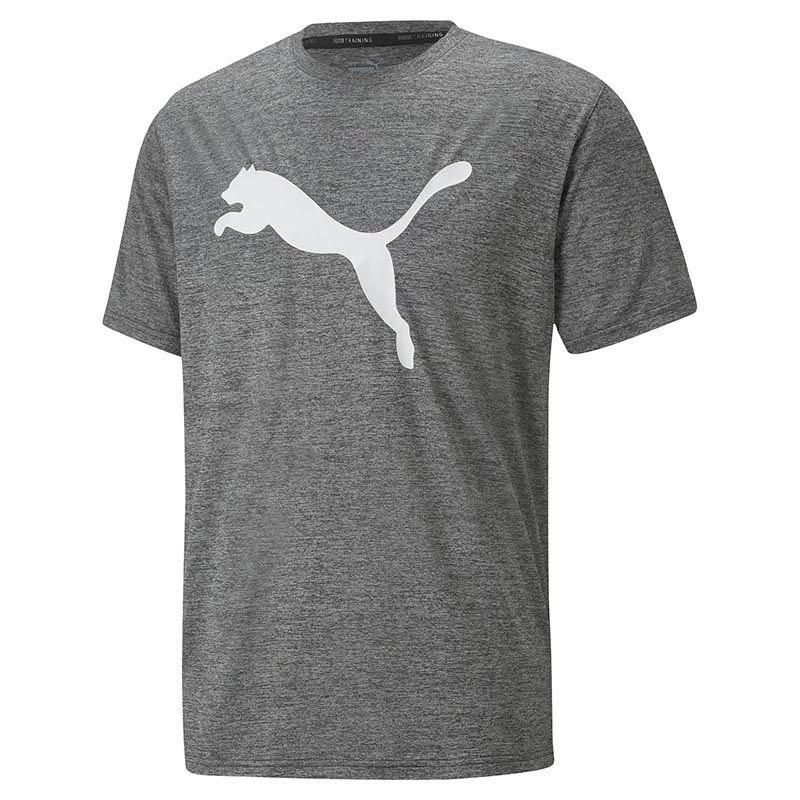 Puma Men's Favourite Heather Cat Training T-Shirt Black Heather 1 Puma Men's Favourite Heather Cat Training T-Shirt Black Heather