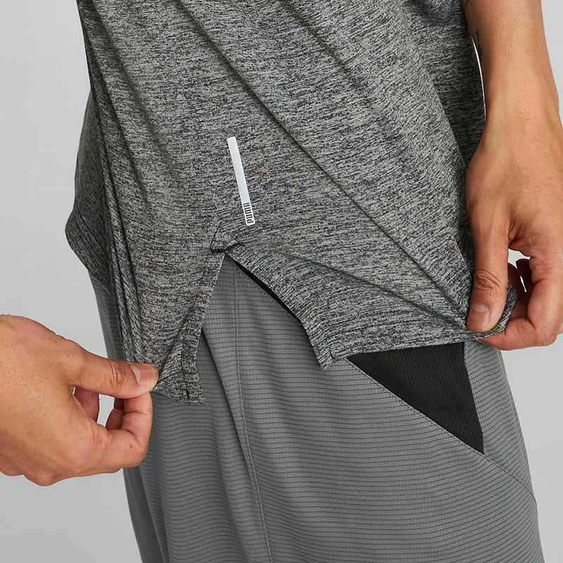 Puma Men's Favourite Heather Cat Training T-Shirt Black Heather 5 Puma Men's Favourite Heather Cat Training T-Shirt Black Heather - Image 5