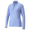 Puma Women's Strong Quarter Zip Top Elektro Purple