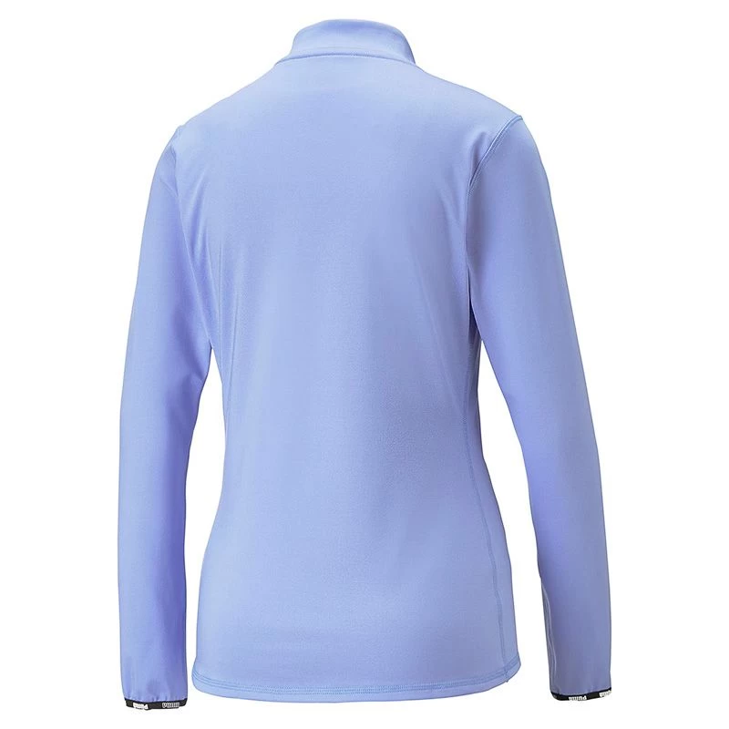 Puma Women's Strong Quarter Zip Top Elektro Purple 2 Puma Women's Strong Quarter Zip Top Elektro Purple - Image 2