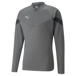 Puma Men's Training 1/4 Zip Top Smoked Pearl / Black / Silver