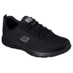 Skechers Women's Work Relaxed Fit: Ghenter - Bronaugh SR Black -Outdoor Clothing Store 77210ec blk