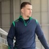 Men's Loxton Brushed Half Zip Top Marine / Green