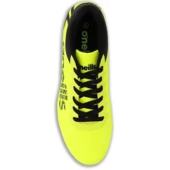 Aluna Firm Ground Laced Football Boots Yellow / Black -Outdoor Clothing Store aluna boots yellow black p3
