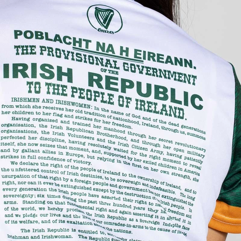 New 1916 Commemoration Women's Fit Jersey White 6 New 1916 Commemoration Women's Fit Jersey White - Image 6