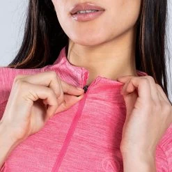 Women's Madison Half Zip Midlayer Top Pink 10 Women's Madison Half Zip Midlayer Top Pink -Outdoor Clothing Store am3a0076