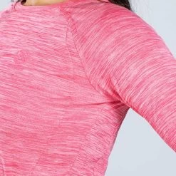 Women's Madison Long Sleeve T-Shirt Pink -Outdoor Clothing Store am3a0083
