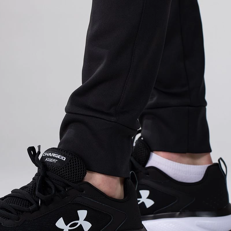 Men's Zack Fleece Skinny Tracksuit Bottoms Black 7 Men's Zack Fleece Skinny Tracksuit Bottoms Black - Image 7