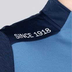 Men's Zack Brushed Half Zip Top Blue / Marine -Outdoor Clothing Store am3a0328