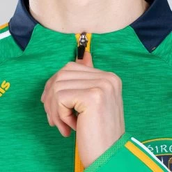 Men's Ohio Éire Brushed Half Zip Top Green / Marine / Amber -Outdoor Clothing Store am3a0389 1