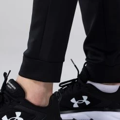 Men's Cody Hybrid Skinny Tracksuit Bottoms Black / Red / Grey -Outdoor Clothing Store am3a0426