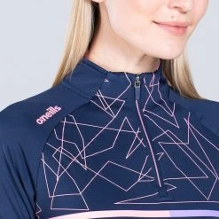 Women's Dolmen Brushed Half Zip Top Marine / Pink / Purple 9 Women's Dolmen Brushed Half Zip Top Marine / Pink / Purple -Outdoor Clothing Store am3a0794