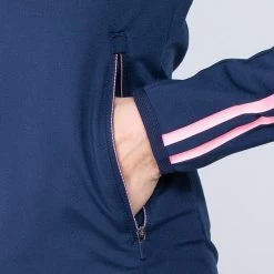 Women's Dolmen Brushed Half Zip Top Marine / Pink / Purple 12 Women's Dolmen Brushed Half Zip Top Marine / Pink / Purple -Outdoor Clothing Store am3a0798