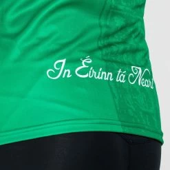 Celtic Cross Hooped Women's Jersey Green / Amber -Outdoor Clothing Store am3a9990