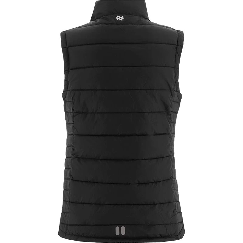 Women's Ash Lightweight Padded Gilet Black 2 Women's Ash Lightweight Padded Gilet Black - Image 2
