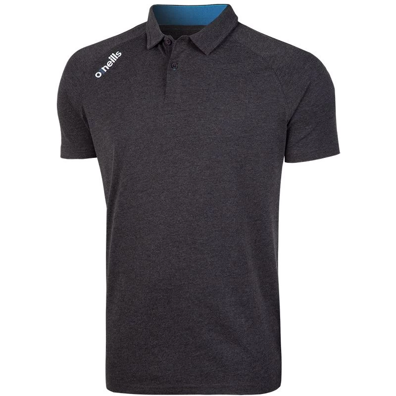 Men's Aspen Polo Marl Black / Sky 1 Men's Aspen Polo Marl Black / Sky