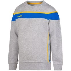 Kids' Auckland Fleece Crew Neck Sweatshirt Grey / Royal / Amber