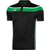 Men's Auckland Polo Shirt Black / Emerald / White