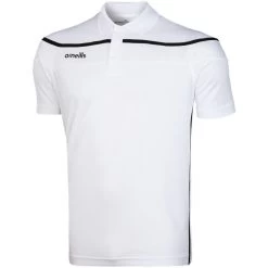 Men's Auckland Polo Shirt White / Black