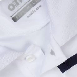 Men's Auckland Polo Shirt White / Navy -Outdoor Clothing Store auckland k20 polo wht mar 4 1