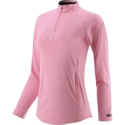 Women's Carrie Half Zip Top Pink / Black / White