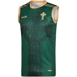 Celtic Cross Vest Green