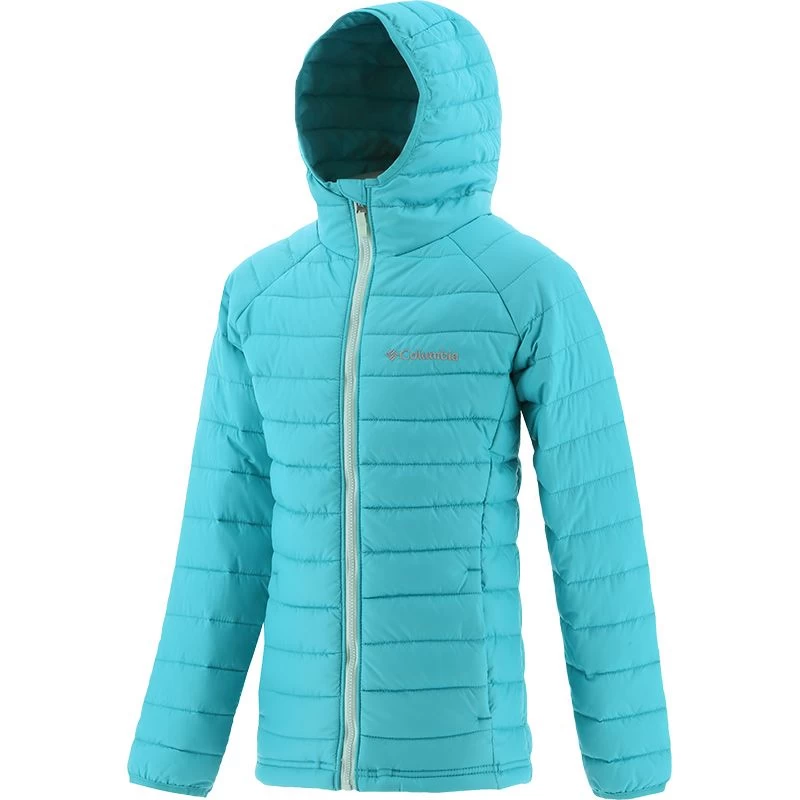 Columbia Kids' Powder Lite™ Hooded Jacket Geyser 1 Columbia Kids' Powder Lite™ Hooded Jacket Geyser