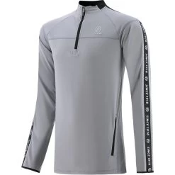 Men's Defender Brushed Half Zip Top Grey / Black / White
