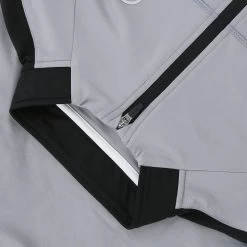 Men's Defender Brushed Half Zip Top Grey / Black / White -Outdoor Clothing Store defe 184 0 gen gybkwh adlt p5