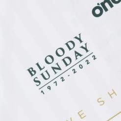 Derry Bloody Sunday Commemoration Jersey White -Outdoor Clothing Store derry bloody sunday reg fit jersey wht 22 4