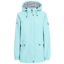 Trespass Women's Flourish Waterproof Hooded Jacket Aquamarine -Outdoor Clothing Store fajkratr0037aqm 1