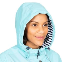 Trespass Women's Flourish Waterproof Hooded Jacket Aquamarine -Outdoor Clothing Store fajkratr0037aqm 5