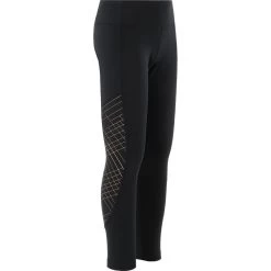 Kids' Freya 7/8 Leggings Black / Rose Gold