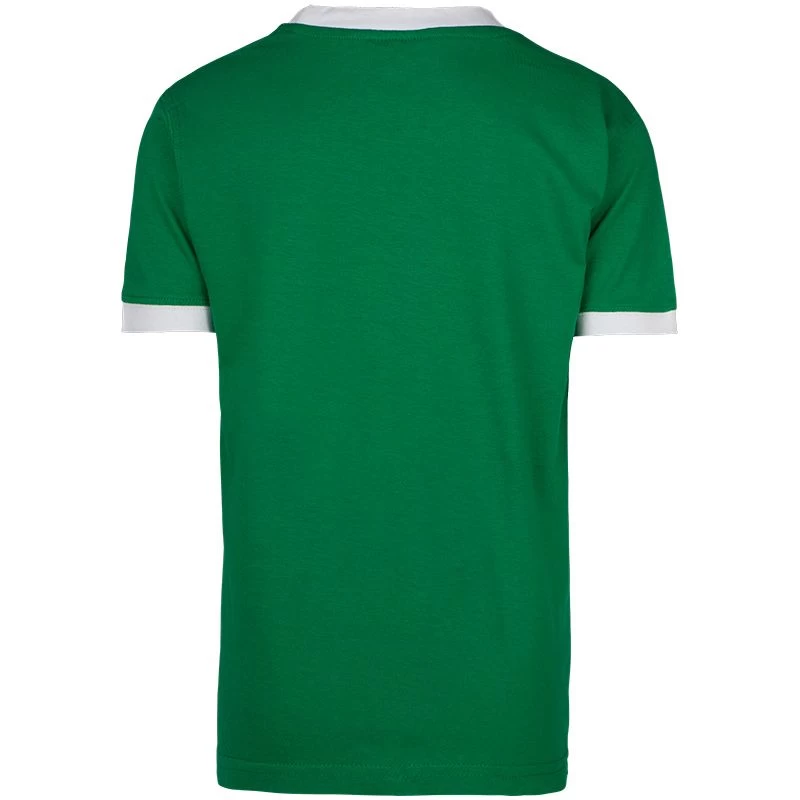 Lansdowne Ireland Kids' Ringer T-Shirt Green 2 Lansdowne Ireland Kids' Ringer T-Shirt Green - Image 2
