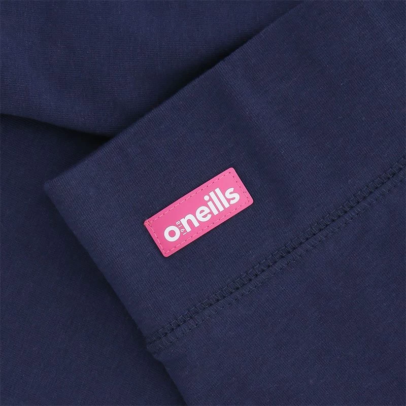 Women's Katalina Cotton Cycling Shorts Marine / Pink 4 Women's Katalina Cotton Cycling Shorts Marine / Pink - Image 4