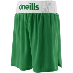 Men's Knockout Boxing Shorts Green / White