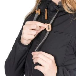 Trespass Women's Kristen Hooded Softshell Jacket Black 15 Trespass Women's Kristen Hooded Softshell Jacket Black -Outdoor Clothing Store kristen fajkssn20003 blk m05